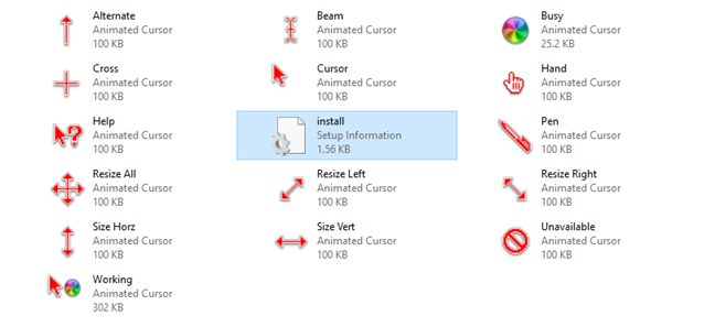 how to download windows 10 cursors